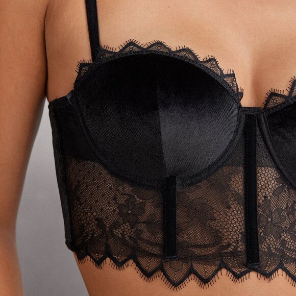 Intimissimi Intriguing Beauty Giada Bandeau Bustier Size 36 B - Picture 3 of 13